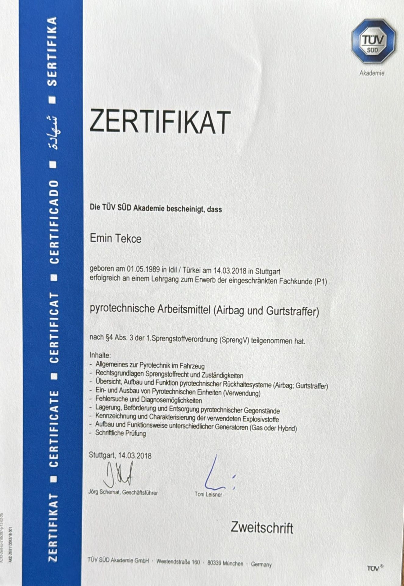 TÜV Pyrotechnik